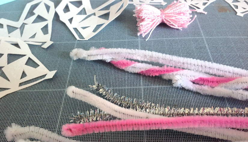 Bouquet en papier - matériel