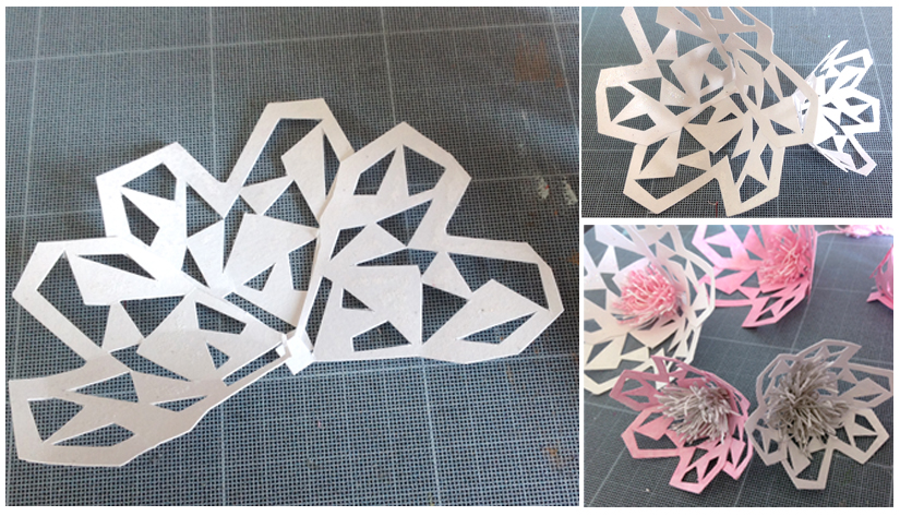 Bouquet en papier - fleur en papier